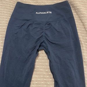 Amplify dark water blue leggings